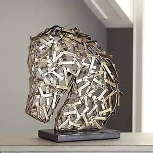Wild Stallion Sculpture - HER Home Design Boutique